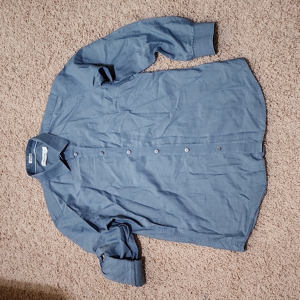 Calvin Klein men button up shirt